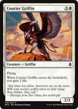 【ENG】《グリフィンの急使/Courier Griffin》[BFZ]