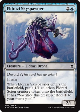 【ENG】《空中生成エルドラージ/Eldrazi Skyspawner》[BFZ]