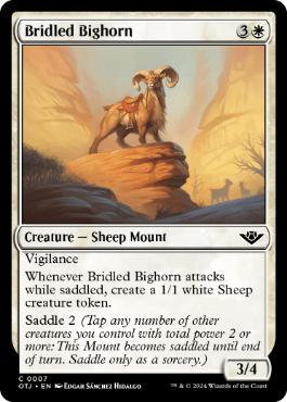 【ENG】《手綱付きの大角/Bridled Bighorn》[OTJ]