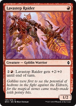 【ENG】《溶岩足の略奪者/Lavastep Raider》[BFZ]