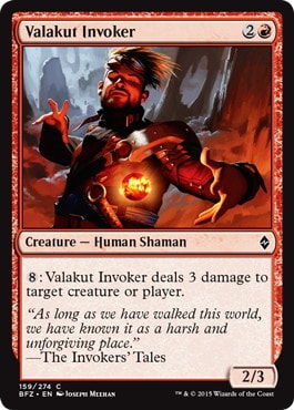 【ENG】《ヴァラクートの発動者/Valakut Invoker》[BFZ]