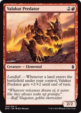 【ENG】《ヴァラクートの捕食者/Valakut Predator》[BFZ]
