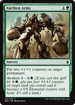 【ENG】《大地の武装/Earthen Arms》[BFZ]