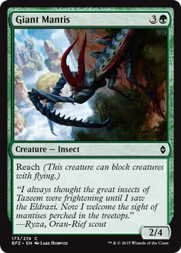 【ENG】《大カマキリ/Giant Mantis》[BFZ]