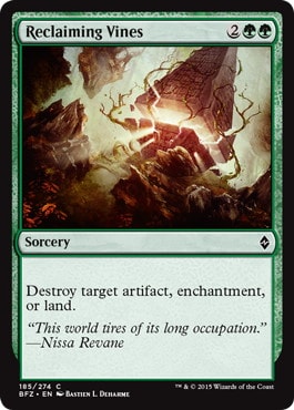 【ENG】《回収蔦/Reclaiming Vines》[BFZ]