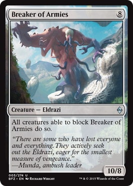【ENG】【Foil】《軍団を破壊するもの/Breaker of Armies》[BFZ]