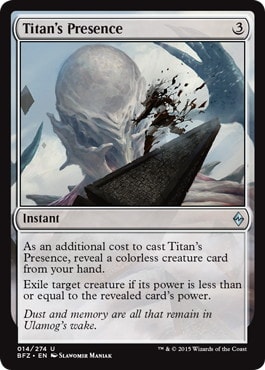 【ENG】《タイタンの存在/Titan's Presence》[BFZ]