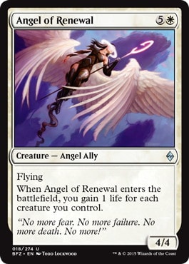 【ENG】《回生の天使/Angel of Renewal》[BFZ]
