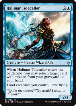 【ENG】《ハリマーの潮呼び/Halimar Tidecaller》[BFZ]