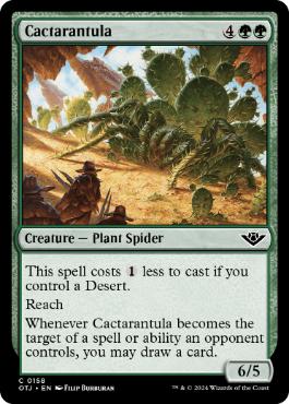 【ENG】【Foil】《サボテンチュラ/Cactarantula》[OTJ]