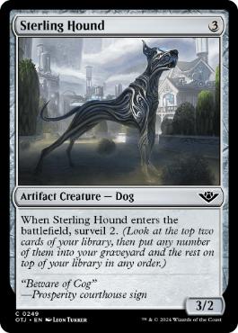 【ENG】【Foil】《スターリング社の猟犬/Sterling Hound》[OTJ]
