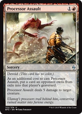 【ENG】《昇華者の突撃/Processor Assault》[BFZ]
