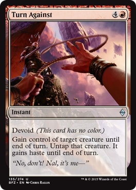 【ENG】《敵対/Turn Against》[BFZ]