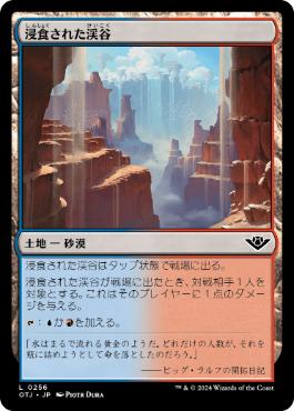 【JPN】【Foil】《浸食された渓谷/Eroded Canyon》[OTJ]