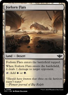【ENG】【Foil】《荒れ果てた干潟/Forlorn Flats》[OTJ]