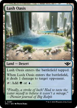 【ENG】【Foil】《瑞々しいオアシス/Lush Oasis》[OTJ]