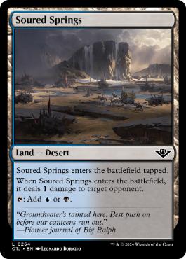 【ENG】【Foil】《不快な泉/Soured Springs》[OTJ]