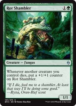 【ENG】《腐敗のシャンブラー/Rot Shambler》[BFZ]