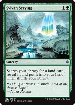 【ENG】《森の占術/Sylvan Scrying》[BFZ]