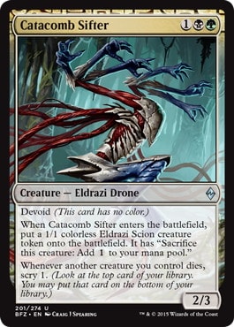 【ENG】《地下墓地の選別者/Catacomb Sifter》[BFZ]