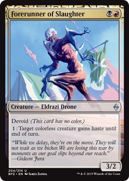 【ENG】《殺戮の先陣/Forerunner of Slaughter》[BFZ]