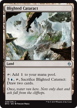 【ENG】《荒廃した瀑布/Blighted Cataract》[BFZ]