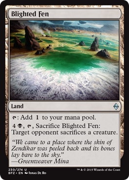 【ENG】《荒廃した湿原/Blighted Fen》[BFZ]