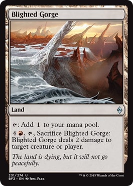 【ENG】《荒廃した山峡/Blighted Gorge》[BFZ]