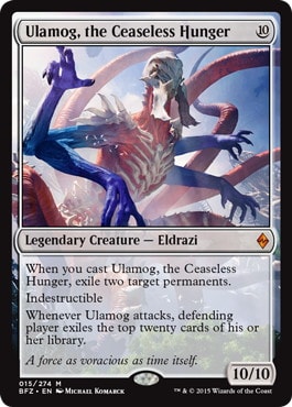 【ENG】《絶え間ない飢餓、ウラモグ/Ulamog, the Ceaseless Hunger》[BFZ]