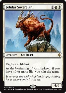 【ENG】《フェリダーの君主/Felidar Sovereign》[BFZ]