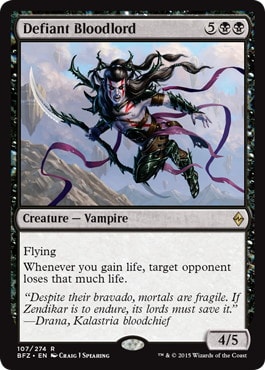 【ENG】《果敢な血王/Defiant Bloodlord》[BFZ]