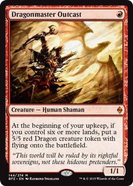 【ENG】《竜使いののけ者/Dragonmaster Outcast》[BFZ]