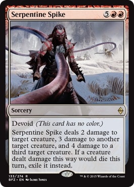 【ENG】《うねる撃ちこみ/Serpentine Spike》[BFZ]