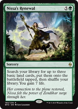 【ENG】《ニッサの復興/Nissa's Renewal》[BFZ]