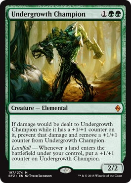 【ENG】《下生えの勇者/Undergrowth Champion》[BFZ]