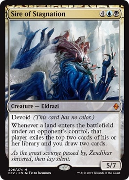 【ENG】《淀みの種父/Sire of Stagnation》[BFZ]