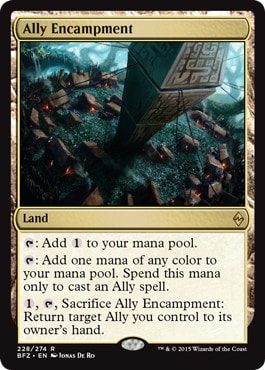 【ENG】《同盟者の宿営地/Ally Encampment》[BFZ]