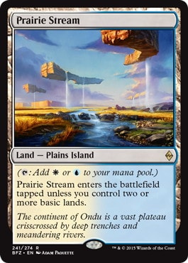 【ENG】【Foil】《大草原の川/Prairie Stream》[BFZ]