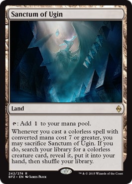 【ENG】【Foil】《ウギンの聖域/Sanctum of Ugin》[BFZ]