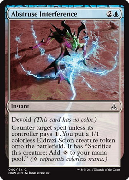 【ENG】【Foil】《難解な干渉/Abstruse Interference》[OGW]