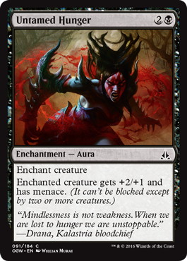 【ENG】【Foil】《荒々しい渇望/Untamed Hunger》[OGW]