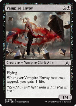 【ENG】【Foil】《吸血鬼の特使/Vampire Envoy》[OGW]