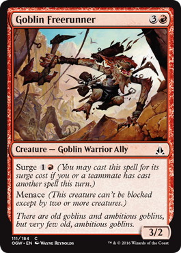 【ENG】【Foil】《ゴブリンの自在駆け/Goblin Freerunner》[OGW]