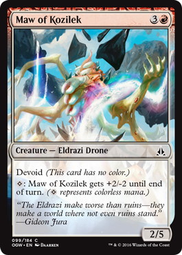 【ENG】【Foil】《コジレックの大口/Maw of Kozilek》[OGW]