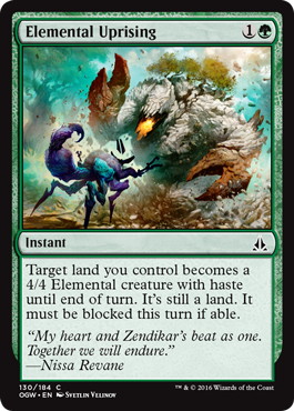 【ENG】【Foil】《大自然の反撃/Elemental Uprising》[OGW]