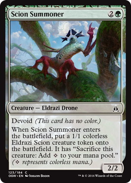 【ENG】【Foil】《末裔招き/Scion Summoner》[OGW]