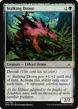 【ENG】【Foil】《忍び寄りドローン/Stalking Drone》[OGW]