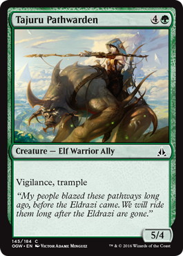 【ENG】【Foil】《タジュールの道守/Tajuru Pathwarden》[OGW]