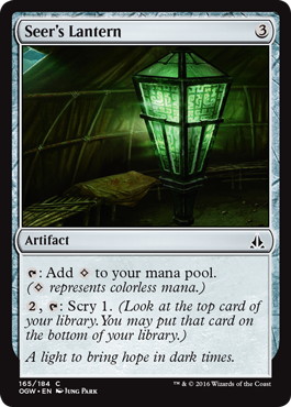 【ENG】【Foil】《予見者のランタン/Seer's Lantern》[OGW]