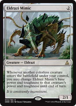 【ENG】《エルドラージのミミック/Eldrazi Mimic》[OGW]